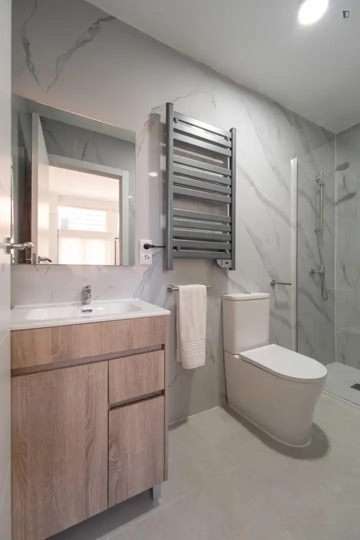 Bany de Apartament de lloguer en Puente de Vallecas