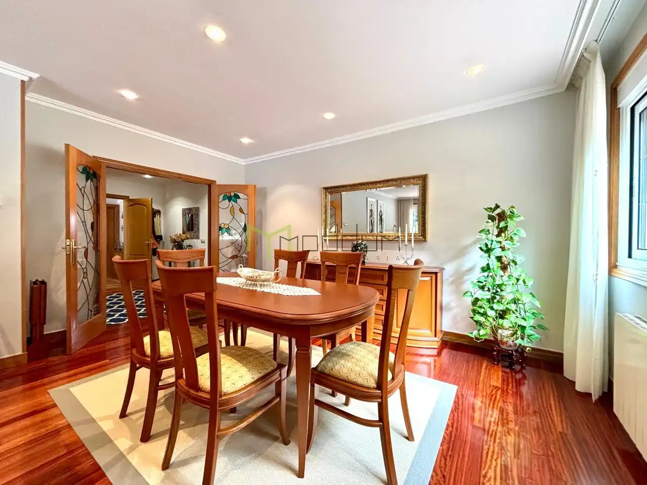 Comedor de Casa o chalet en venta en Ames con Calefacción, Jardín privado y Parquet