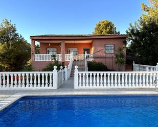 Exterior view of House or chalet for sale in Olocau  with Air Conditioner, Terrace and Swimming Pool