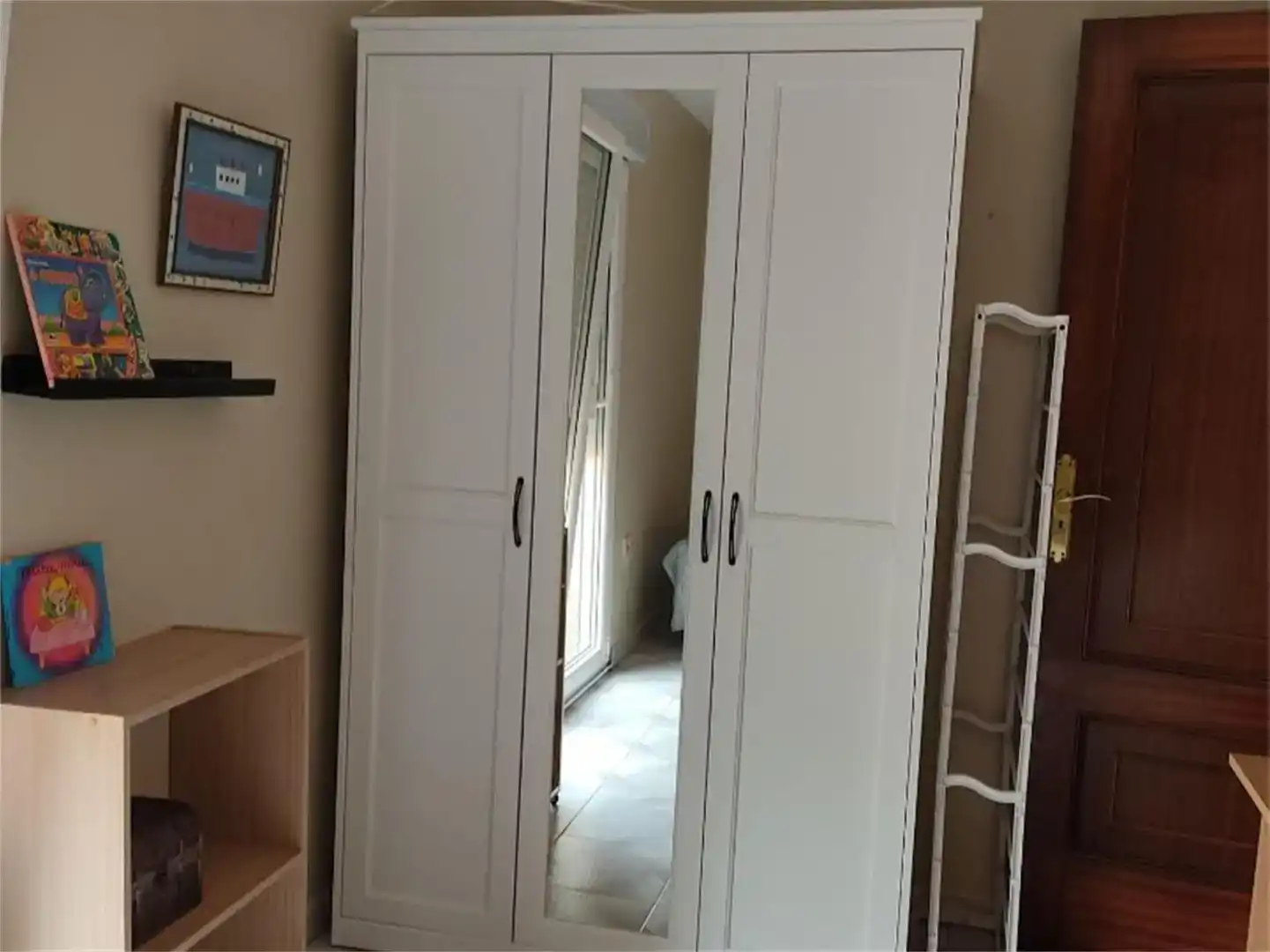 Schlafzimmer von Wohnung zur Miete in Valga mit Möbliert, Ofen und Waschmaschine