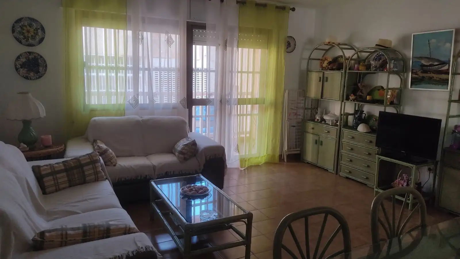 Sala d'estar de Casa o xalet de lloguer en La Manga del Mar Menor amb Calefacció, Terrassa i Piscina