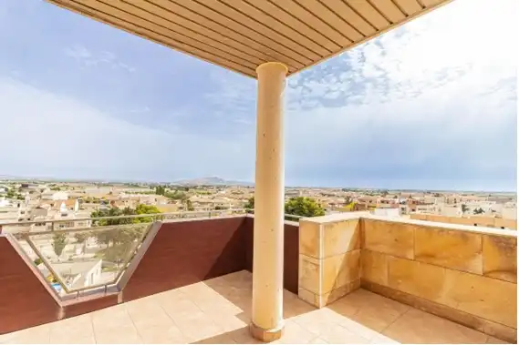 Terraza de Ático en venta en Torre-Pacheco con Aire acondicionado, Amueblado y Horno