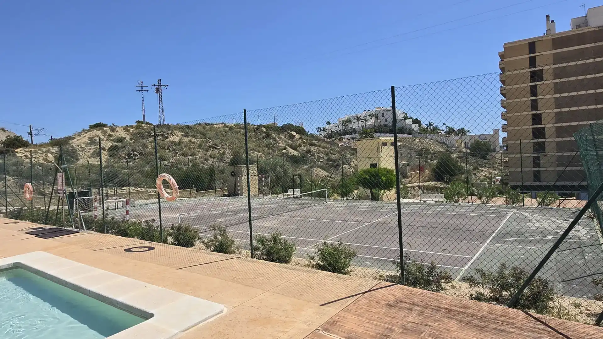 Parking of Flat for rent in El Campello  with Air Conditioner, Private garden and Swimming Pool