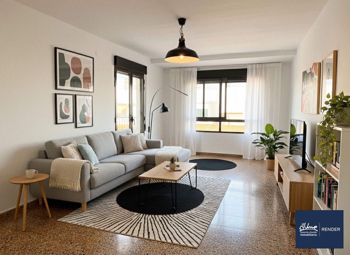 Living room of Attic for sale in Castellón de la Plana / Castelló de la Plana  with Terrace, Oven and Washing machine
