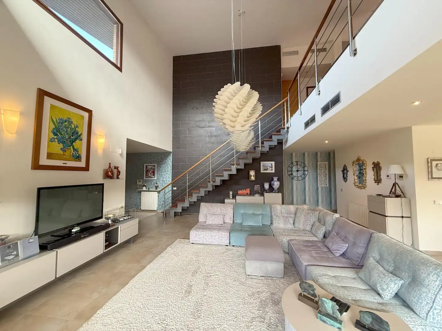 Sala de estar de Casa o chalet en venta en Cadrete con Aire acondicionado, Calefacción y Jardín privado
