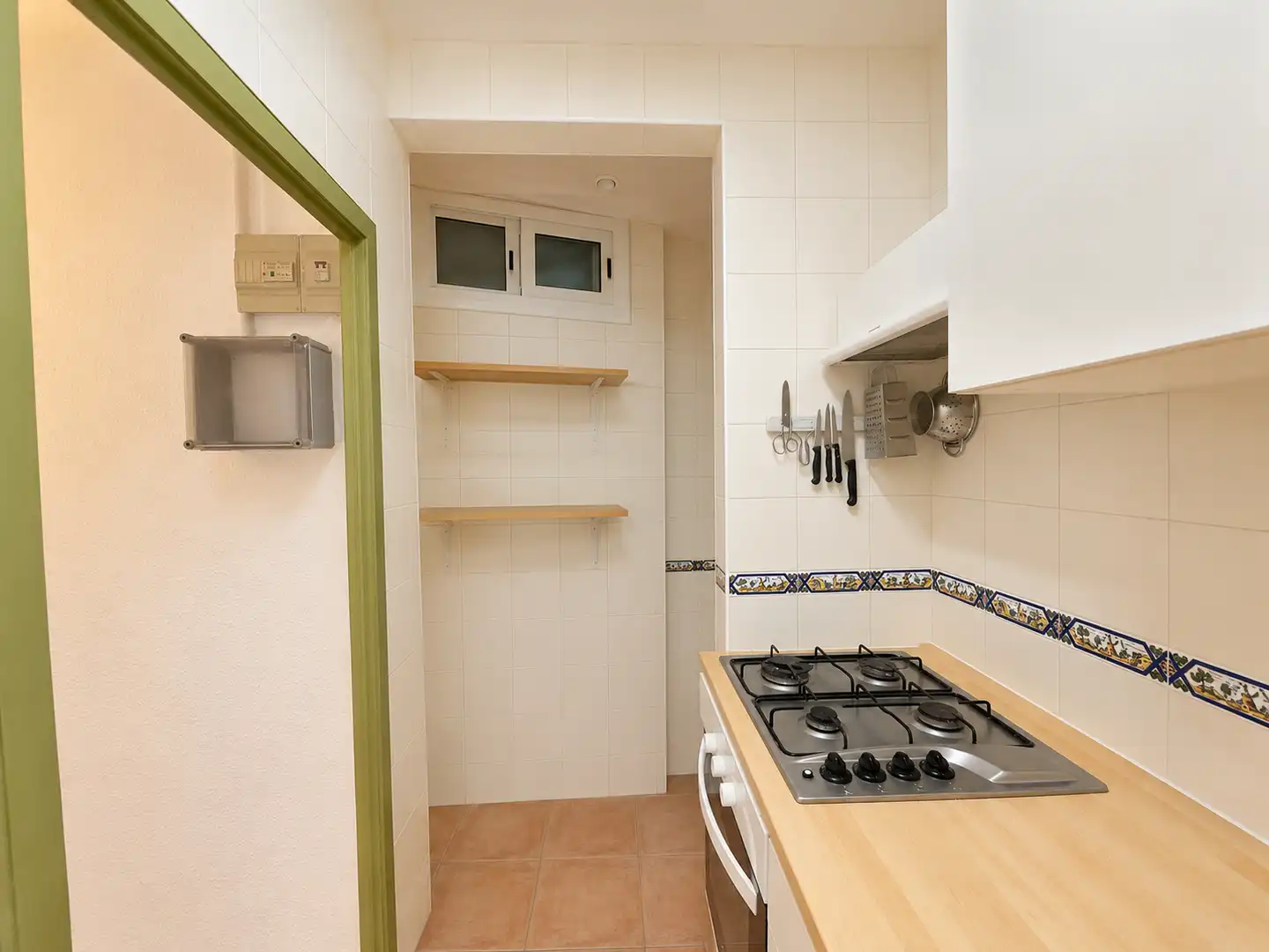 Kitchen of Flat for sale in Barcelona  with Parquet flooring, Furnished and Washing machine