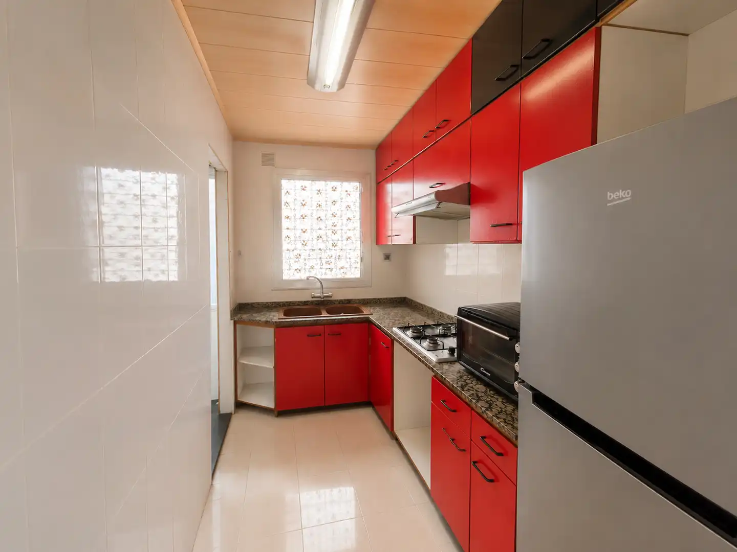 Cocina de Piso en venta en Santa Coloma de Gramenet con Aire acondicionado y Balcón