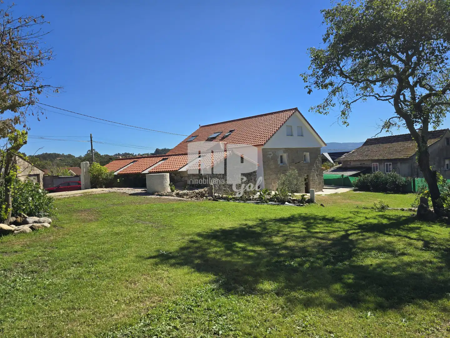 Vista exterior de Casa o chalet en venta en Vilaboa con Calefacción, Jardín privado y Trastero