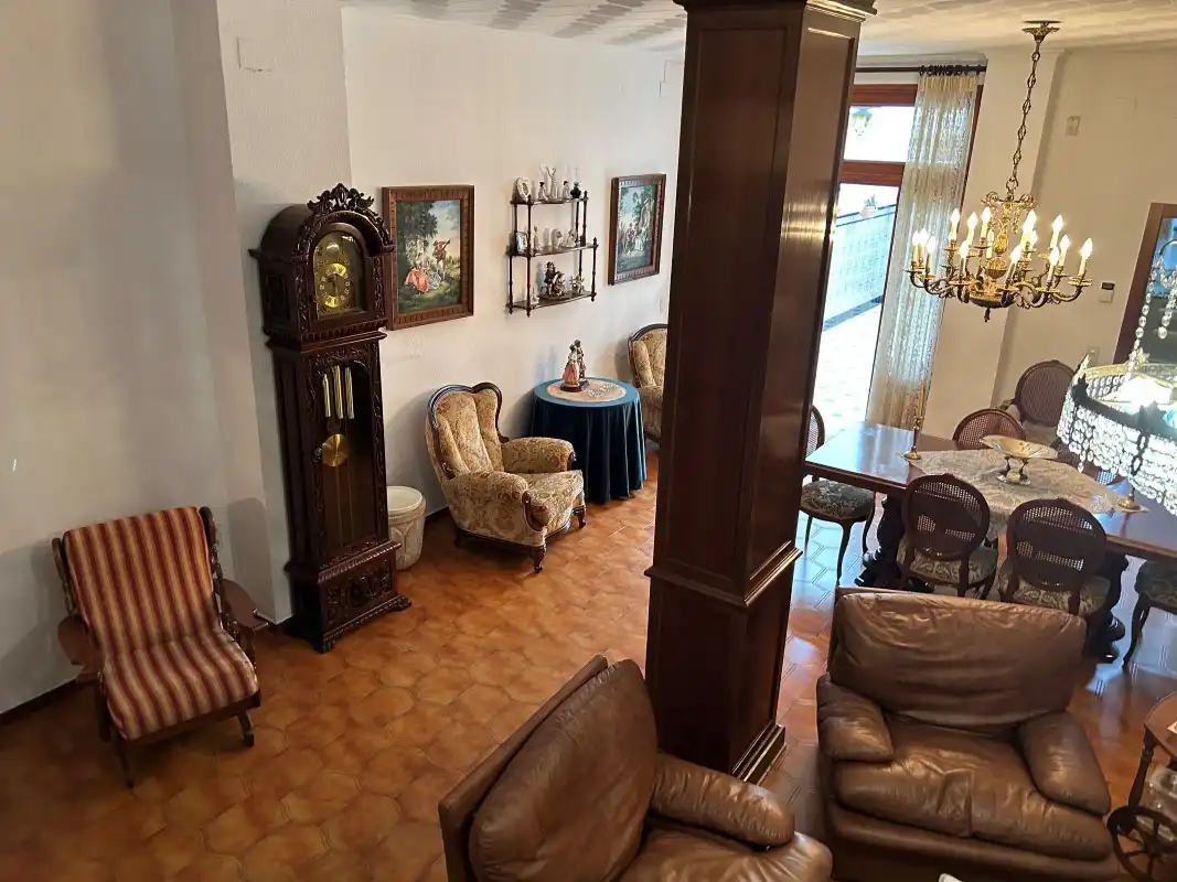 Living room of Houses for sale in L'Alqueria de la Comtessa  with Air Conditioner, Terrace and Furnished