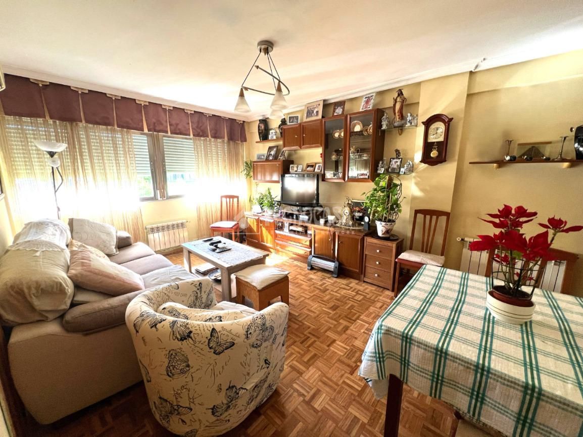 Sala d'estar de Pis en venda en  Madrid Capital