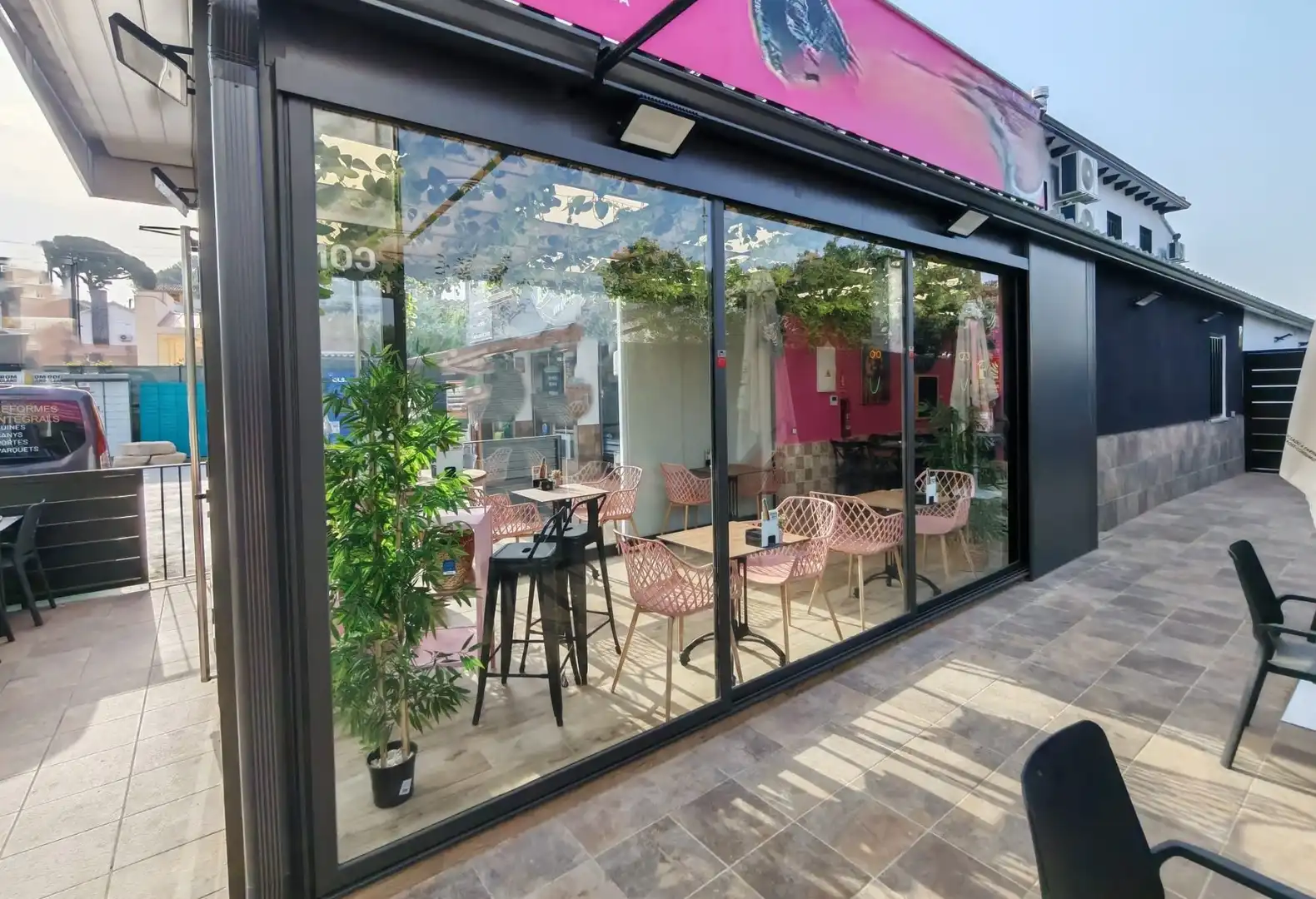 Terrasse von Geschaftsraum zur Miete in Lliçà d'Amunt mit Klimaanlage, Heizung und Terrasse