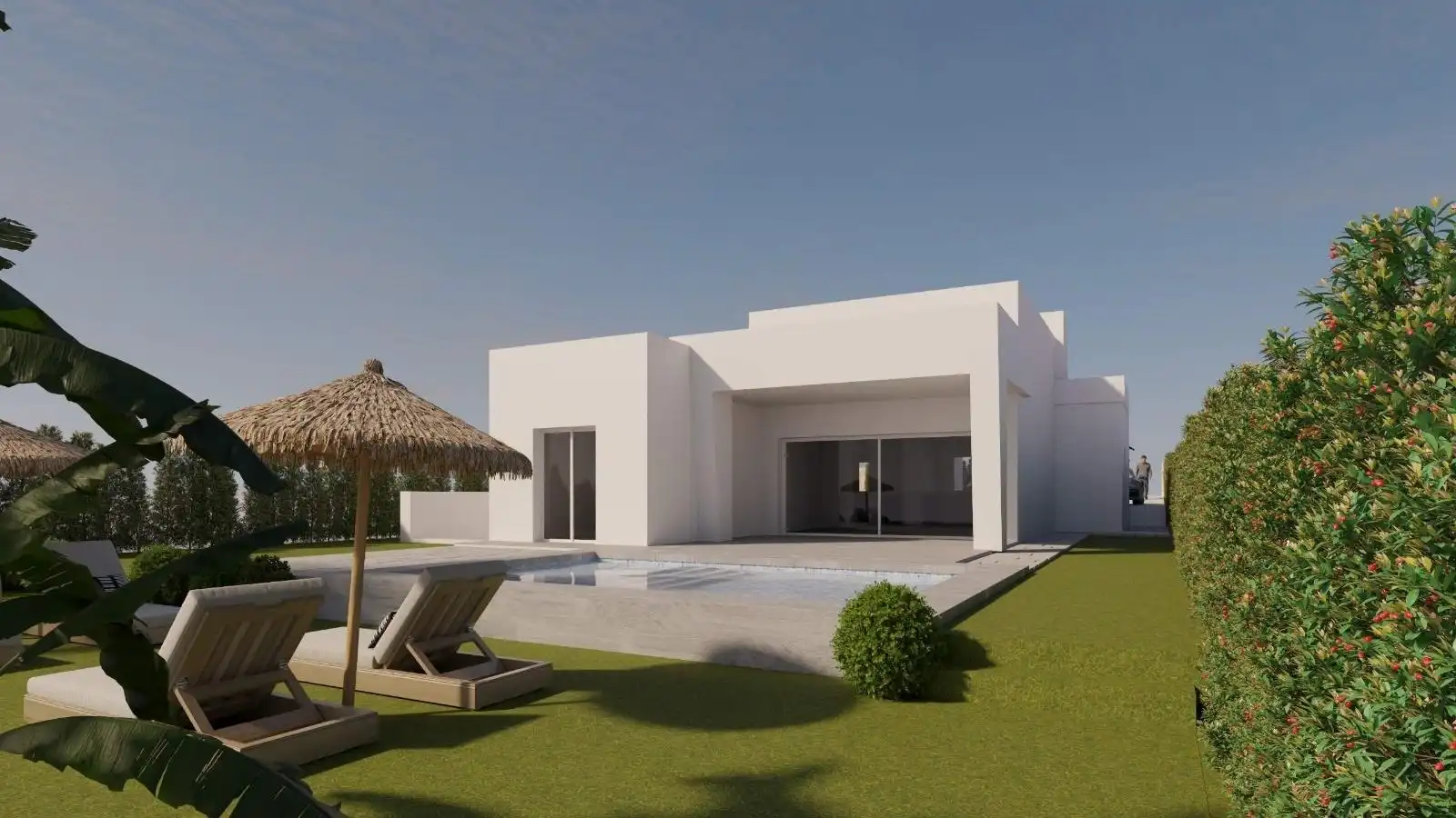Chalet con piscina en venta en Algorfa
