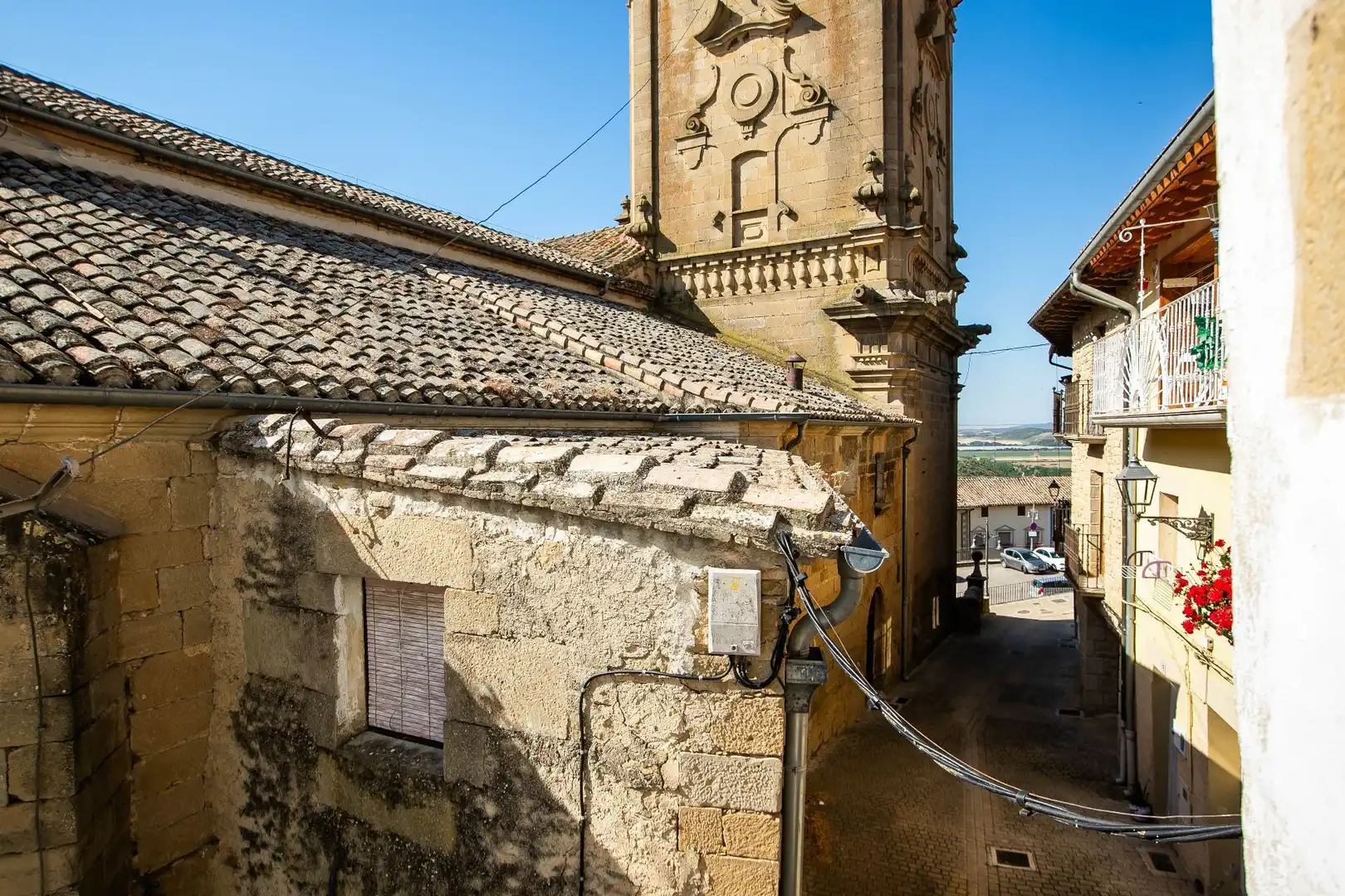 Vista exterior de Casa o chalet en venta en Mendigorria con Calefacción