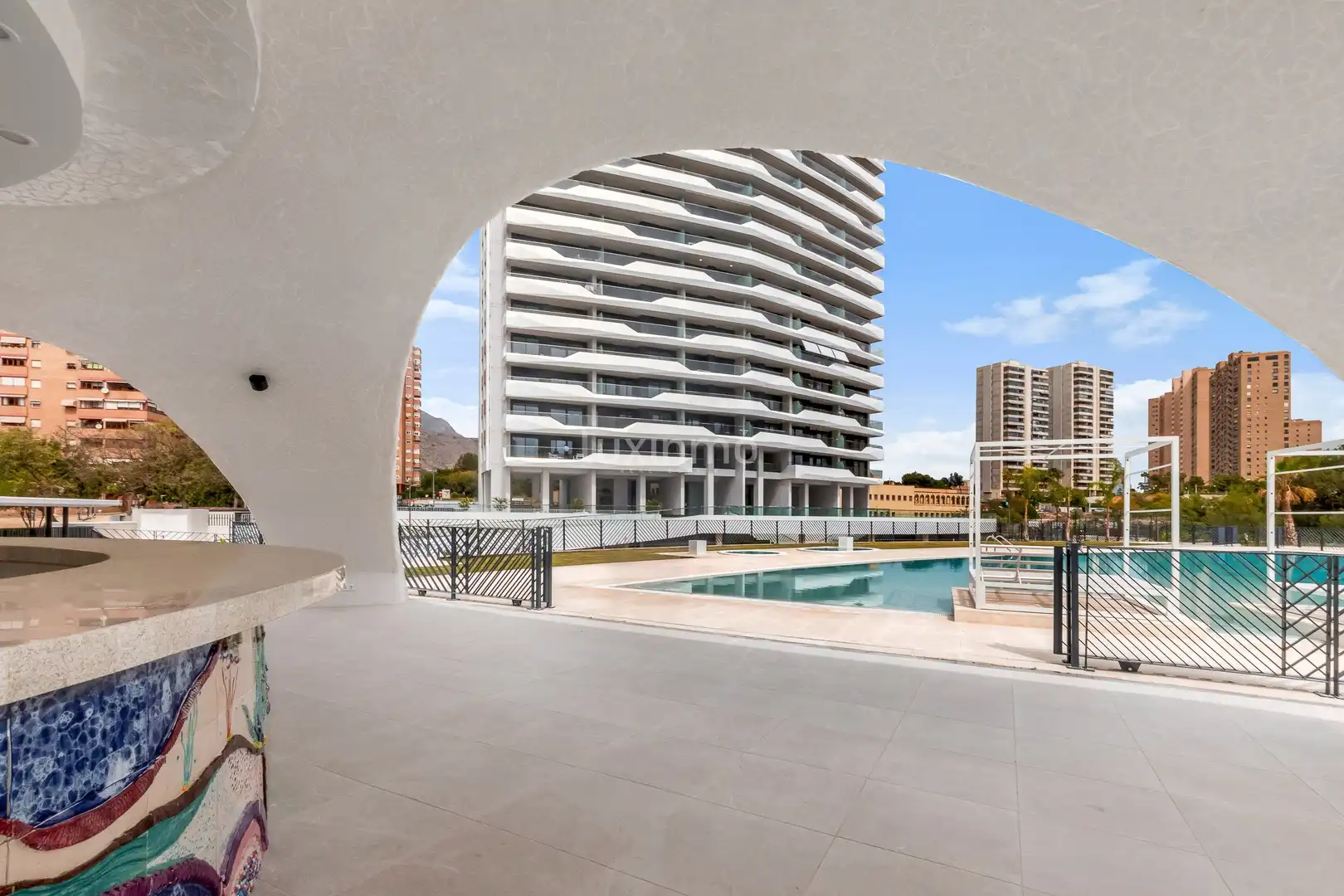Terrace of Flat for sale in Benidorm  with Air Conditioner, Heating and Private garden