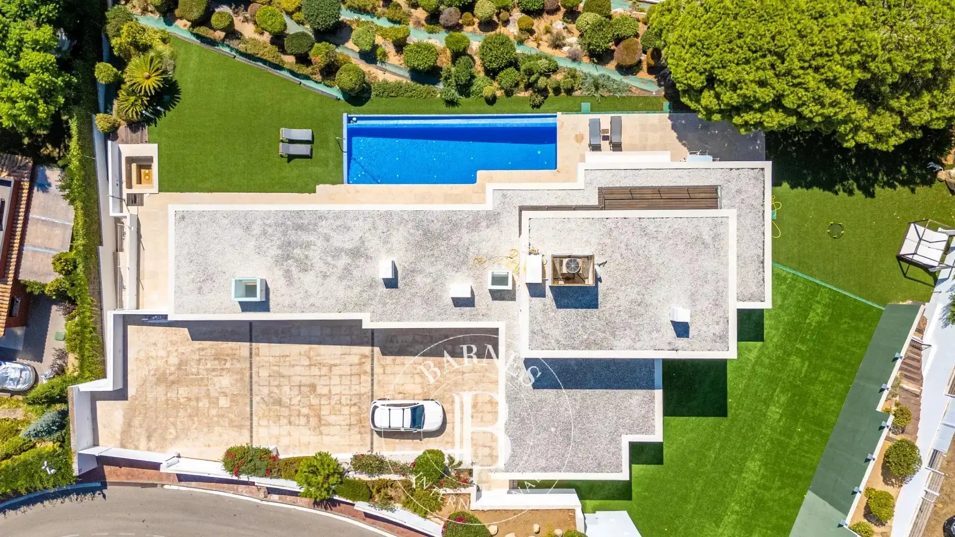 Außenansicht von Haus oder Chalet zum Verkauf in Sant Andreu de Llavaneres mit Klimaanlage, Heizung und Privatgarten