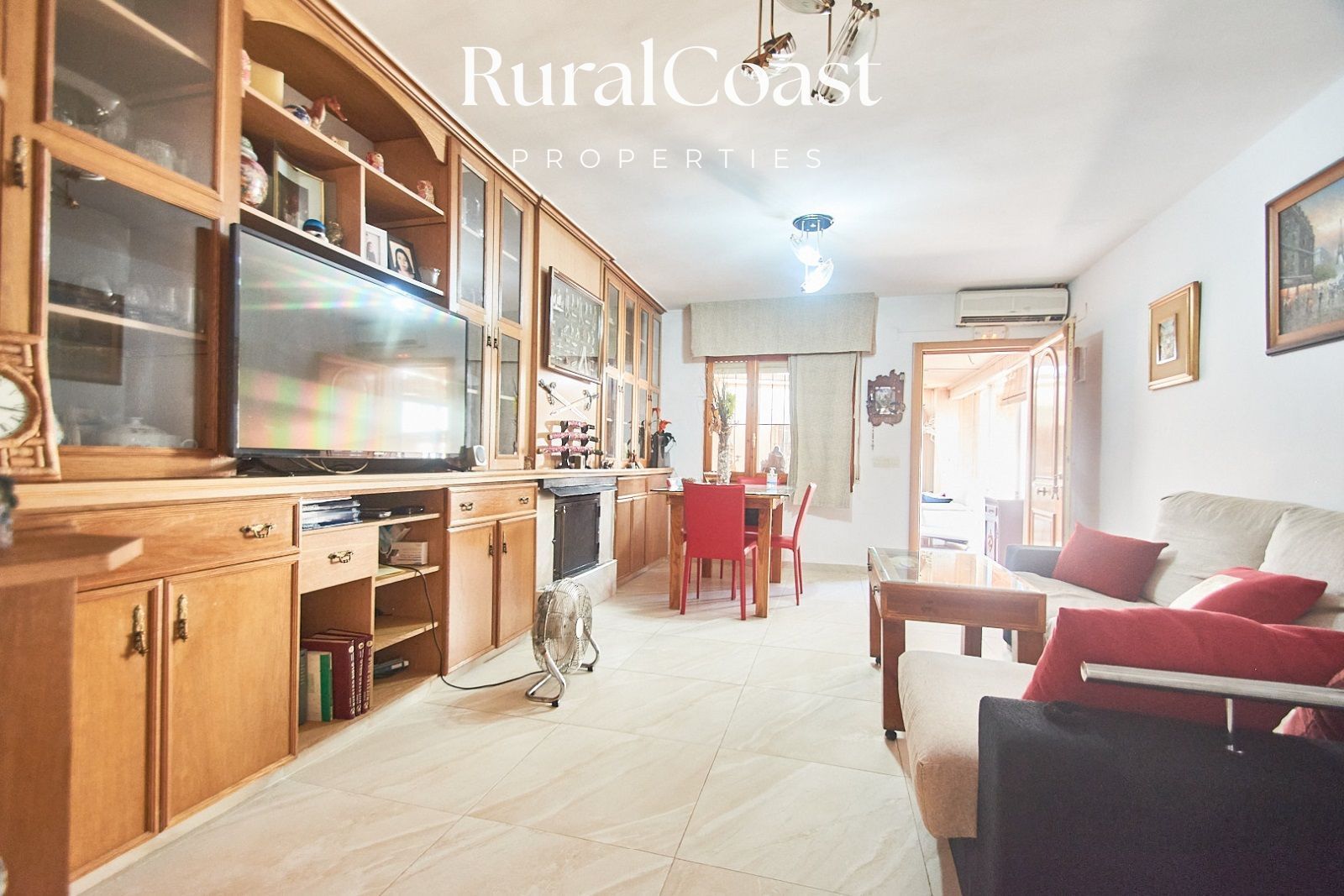 Living room of Single-family semi-detached for sale in Busot  with Air Conditioner, Heating and Terrace