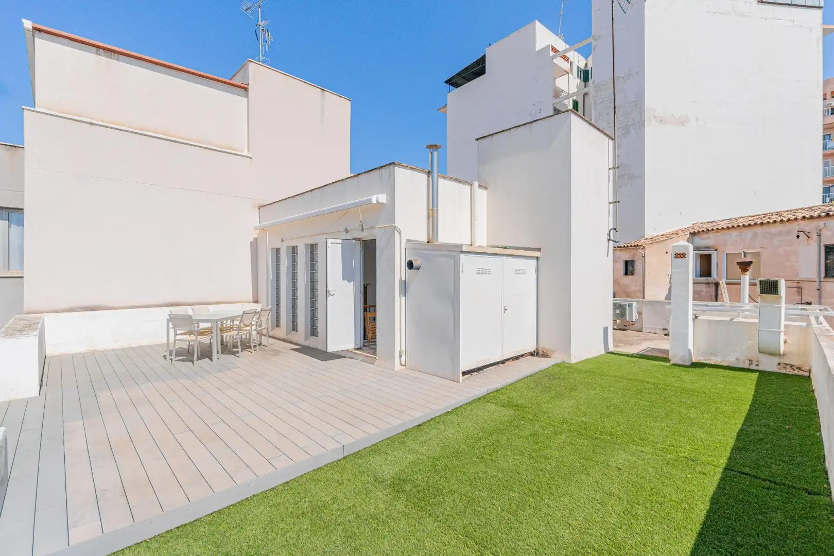 Terrassa de Casa adosada en venda en  Palma de Mallorca amb Aire condicionat, Calefacció i Terrassa