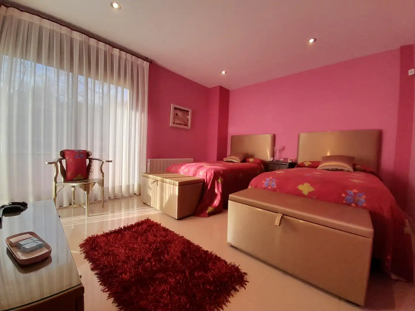 Bedroom of Detached homes for sale in Olot  with Heating, Terrace and Furnished