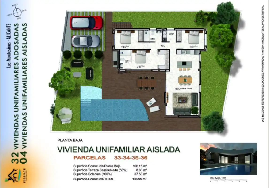 Chalet con piscina en venta en Los Montesinos, imagen 6