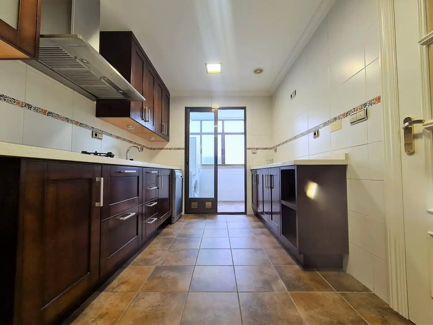 Cuina de Pis de lloguer en Elche / Elx amb Aire condicionat, Parquet i Moblat