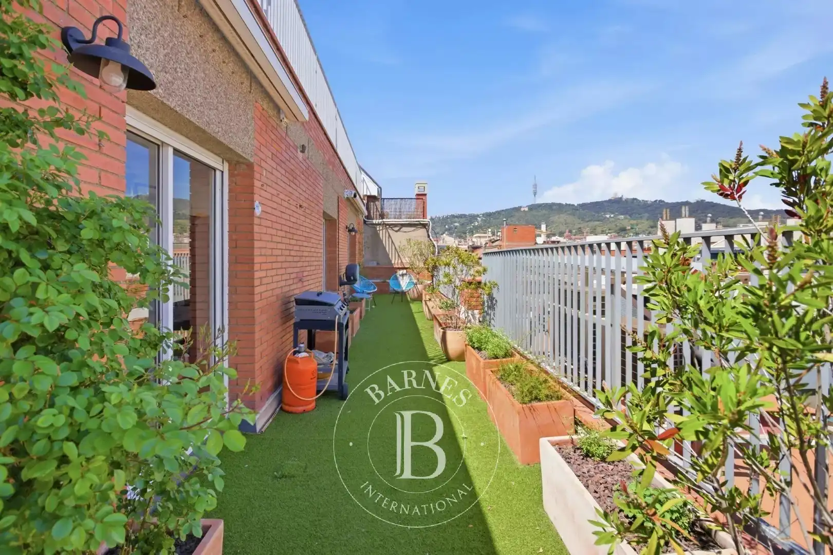 Terrasse von Dachboden zum Verkauf in Barcelona mit Klimaanlage, Heizung und Terrasse