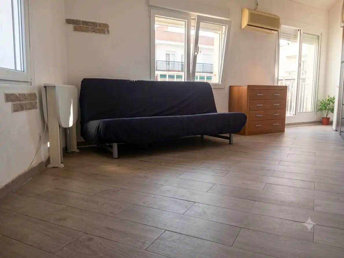 Sala de estar de Ático en venta en  Barcelona Capital con Aire acondicionado, Terraza y Balcón