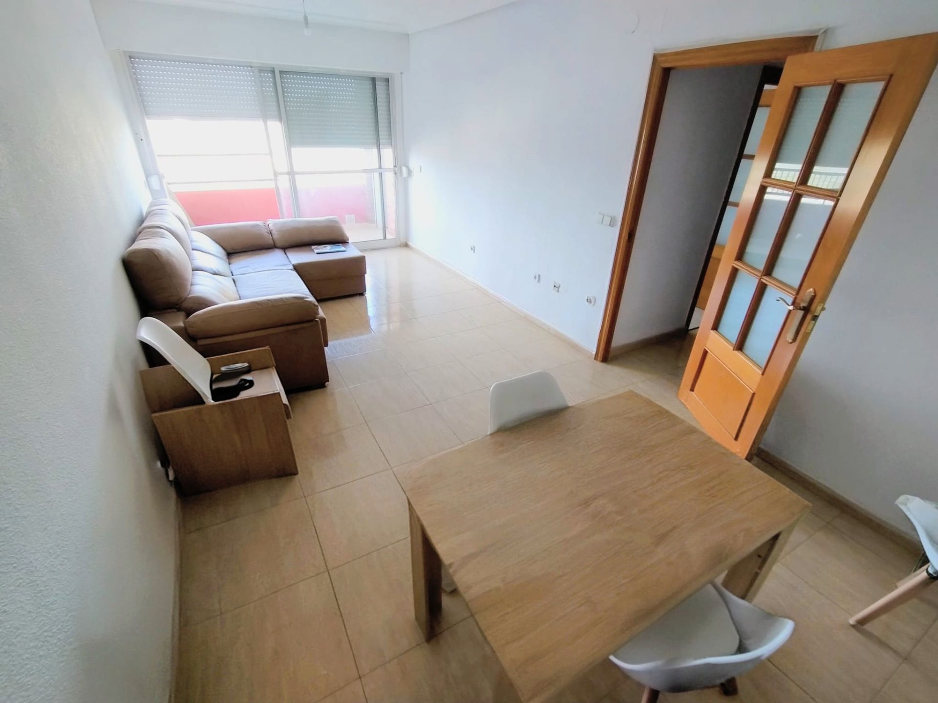Living room of Flat for sale in  Murcia Capital  with Furnished and Balcony