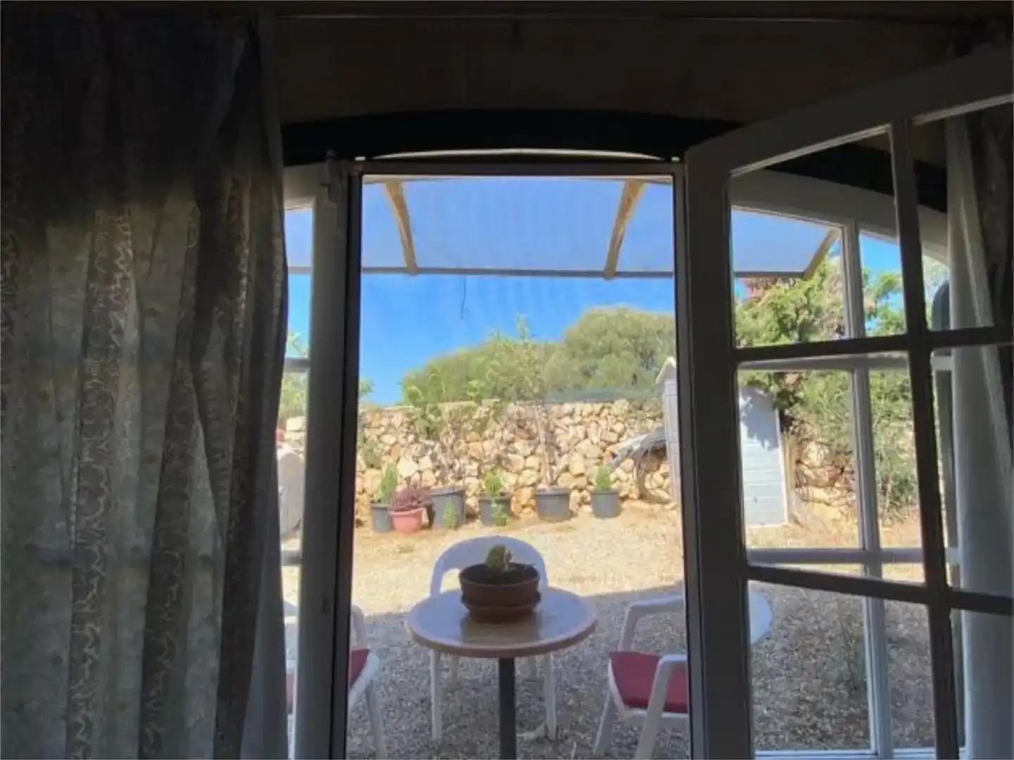 Terrasse von Country house zum Verkauf in Sant Lluís mit Schwimmbad