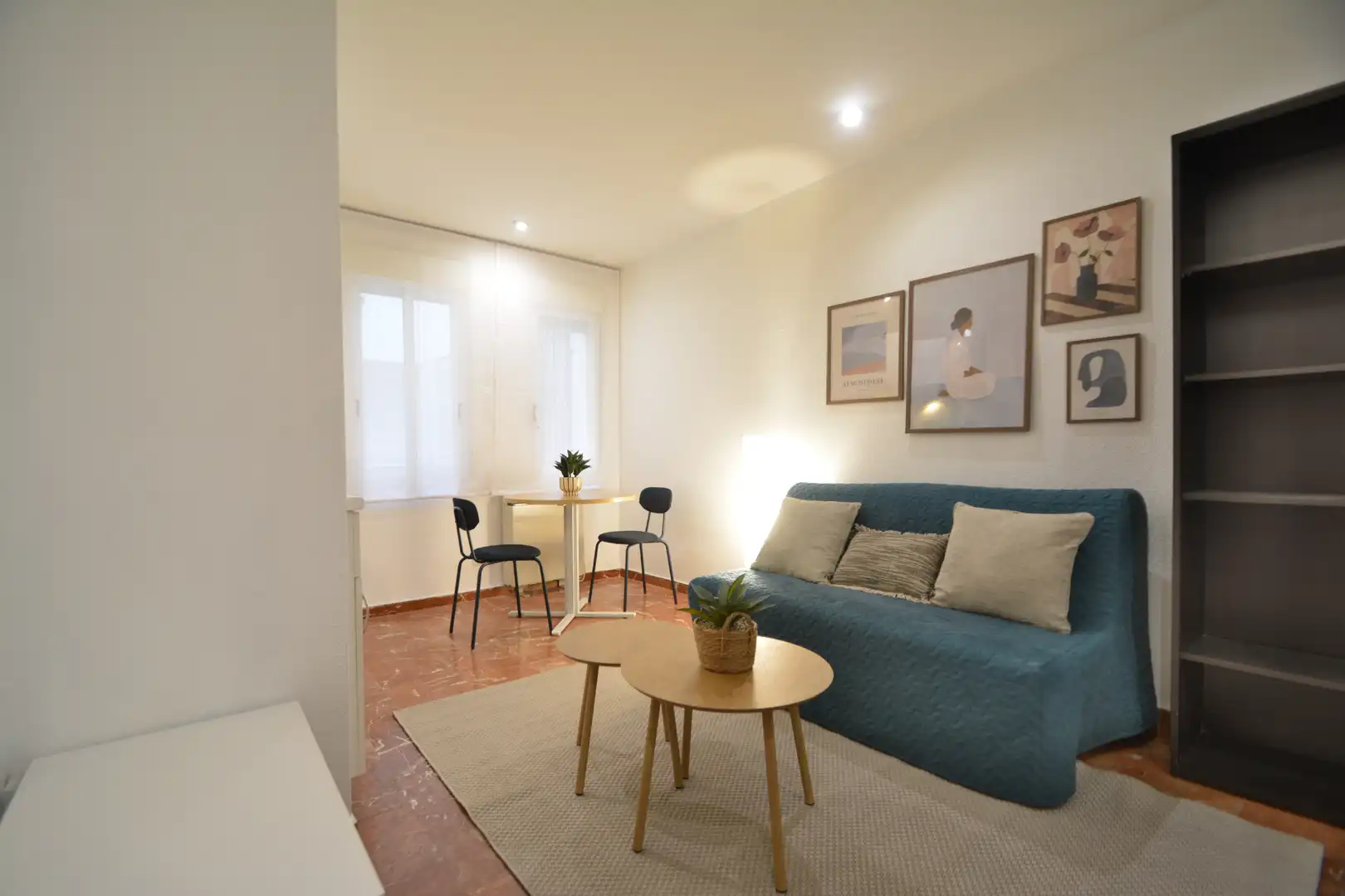 Wohnzimmer von Wohnung zur Miete in Madrid mit Heizung und Möbliert