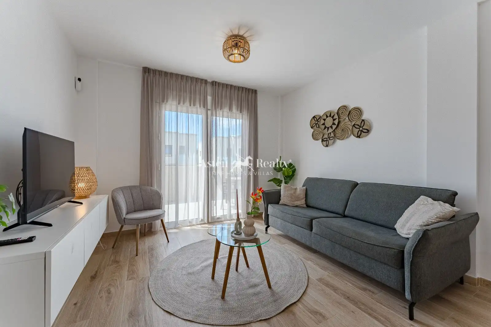 Schlafzimmer von Wohnung zum Verkauf in Arona mit Klimaanlage, Privatgarten und Terrasse