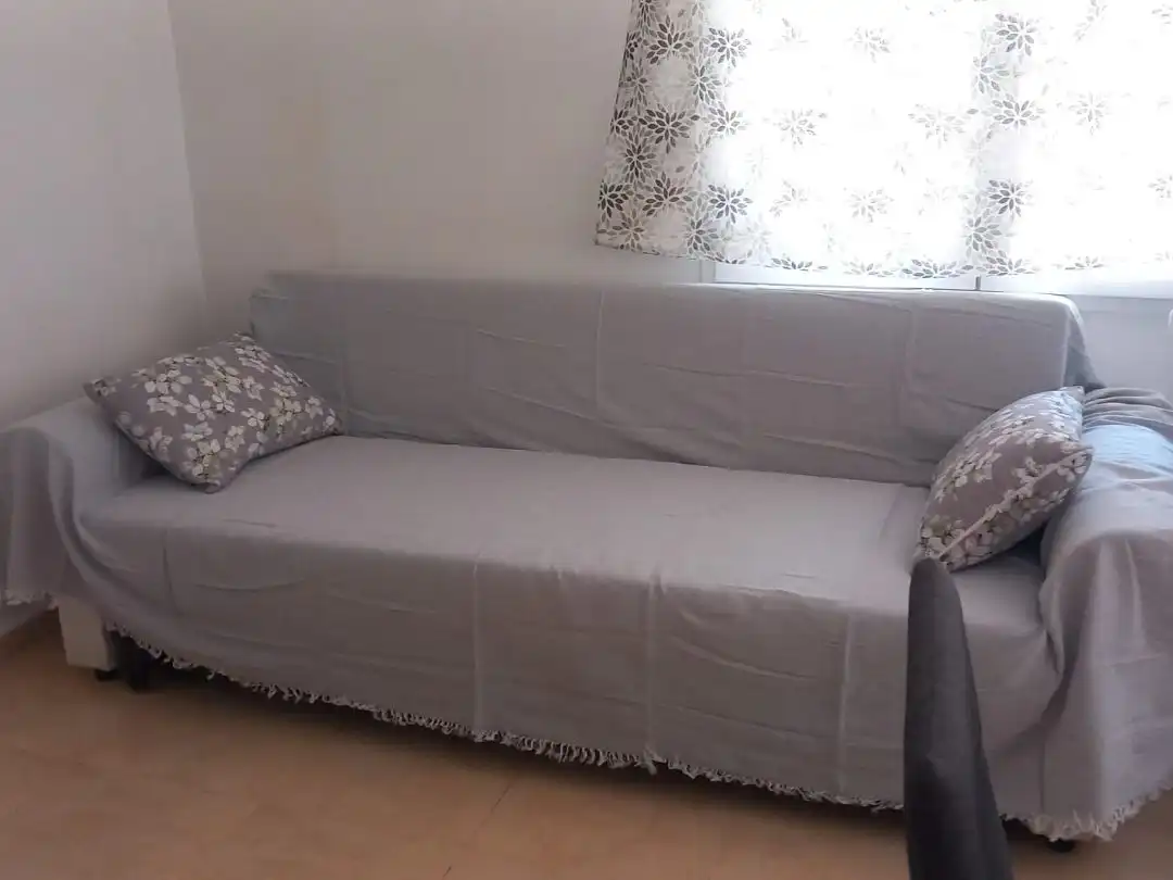 Sala de estar de Piso para compartir en Mazarrón con Aire acondicionado, Calefacción y Jardín privado
