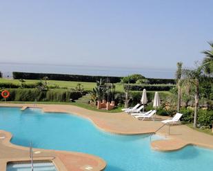 Swimming pool of Attic for sale in Marbella  with Air Conditioner, Terrace and Storage room