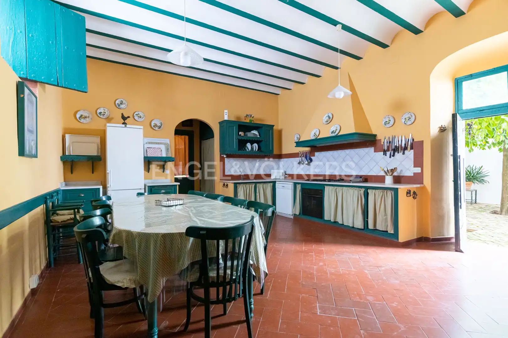 Cocina de Casa o chalet en venta en Umbrete con Calefacción, Jardín privado y Piscina
