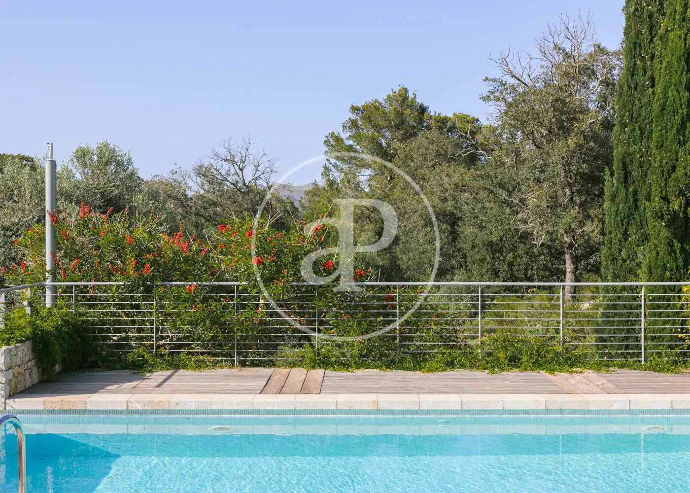 Swimming pool of Houses for rent in Pollença  with Air Conditioner, Heating and Private garden