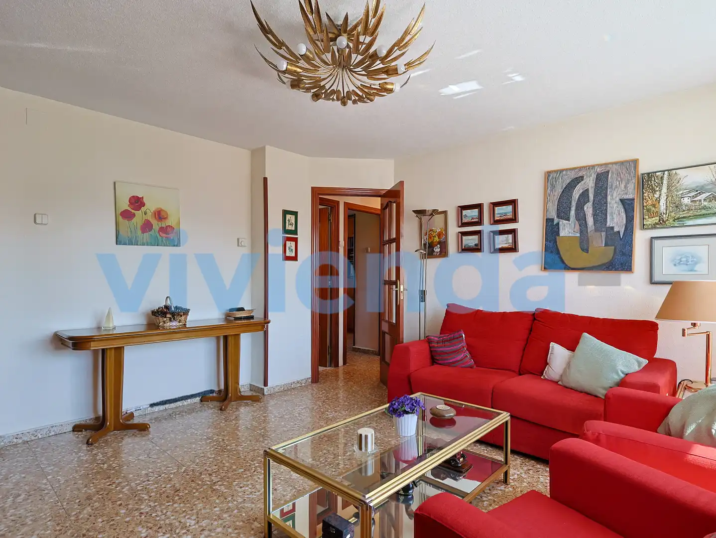 Sala de estar de Piso en venta en Madrid con Aire acondicionado, Calefacción y Amueblado