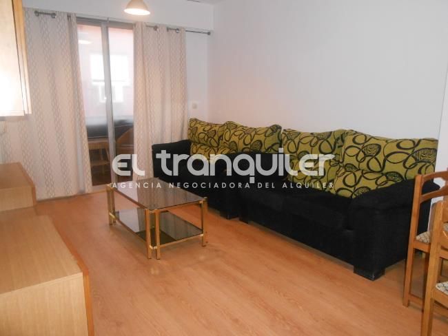 Living room of Flat to rent in  Madrid Capital  with Parquet flooring, Terrace and Furnished