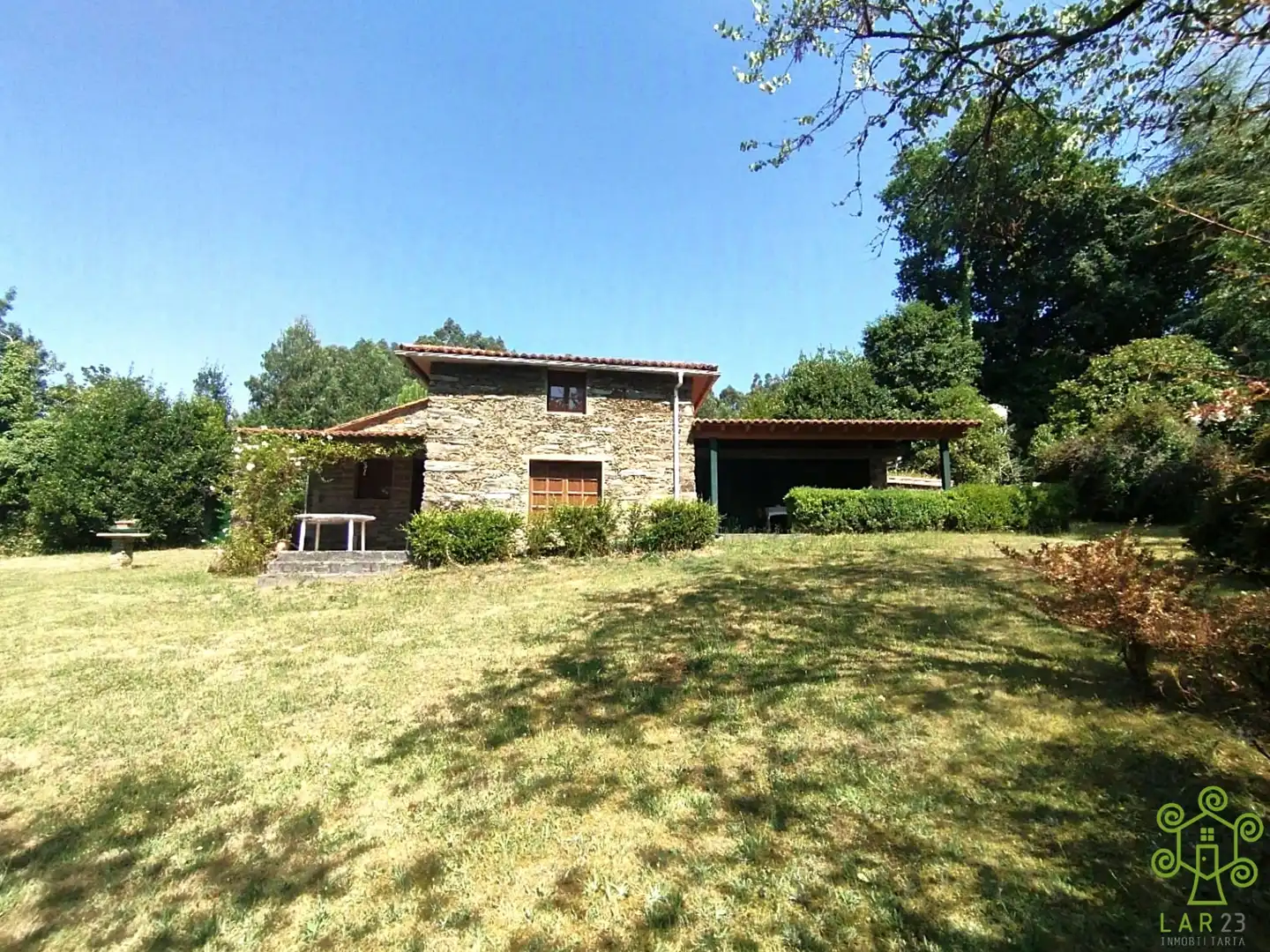 Jardí de Casa o xalet en venda en Abegondo amb Calefacció, Jardí privat i Piscina