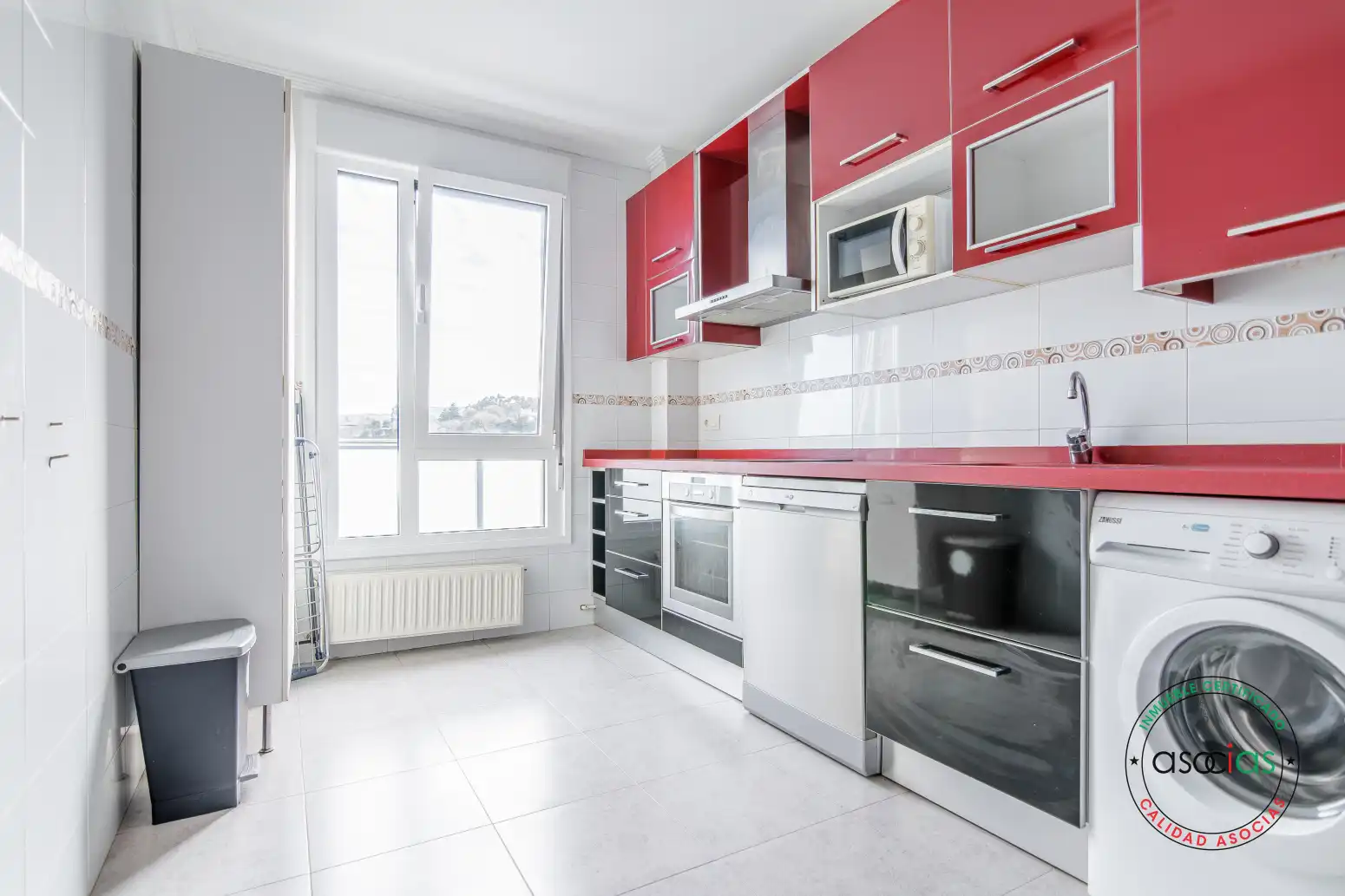 Kitchen of Flat for sale in Gijón   with Heating, Terrace and Storage room