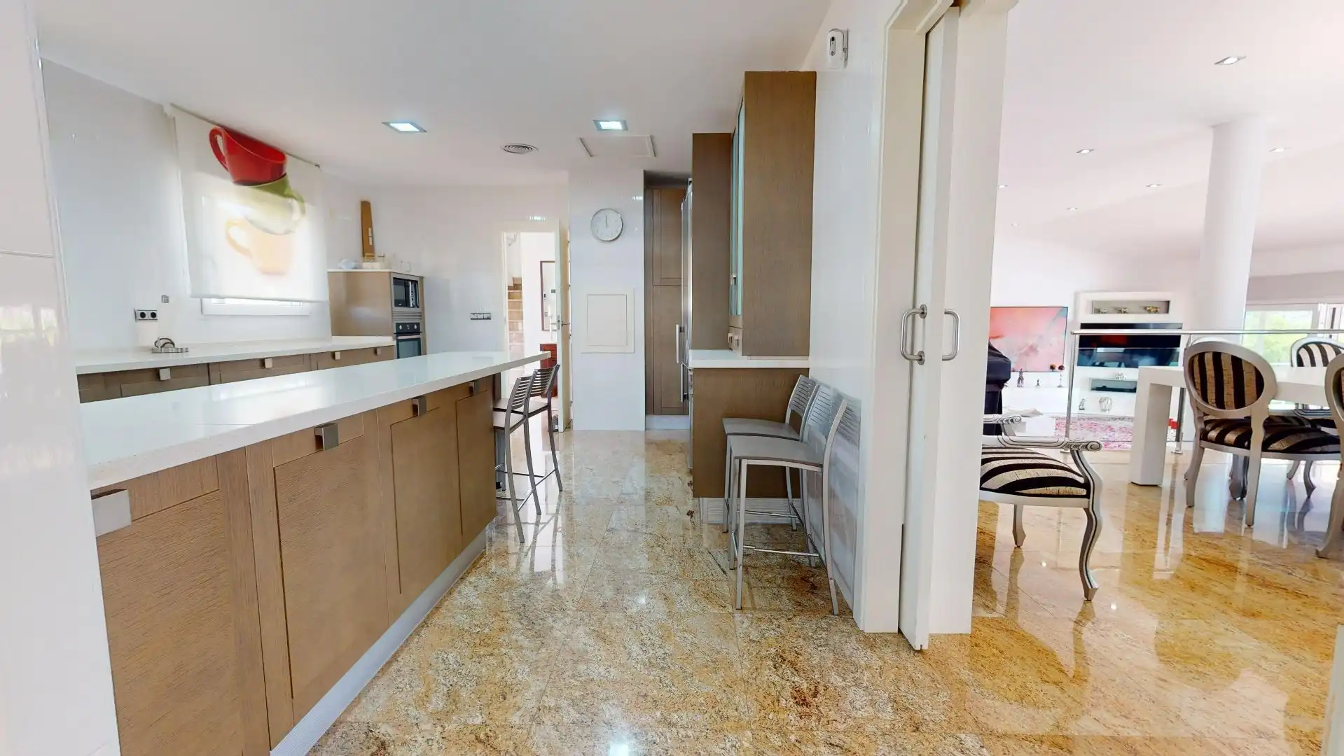 Cuina de Casa o xalet en venda en Águilas amb Aire condicionat, Jardí privat i Terrassa