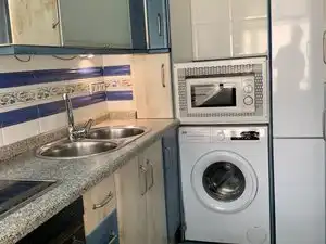 Küche von Wohnung zur Miete in Jaén mit Klimaanlage, Möbliert und Ofen
