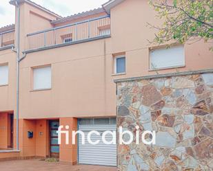 Exterior view of Single-family semi-detached for sale in Sant Hilari Sacalm  with Terrace, Storage room and Balcony