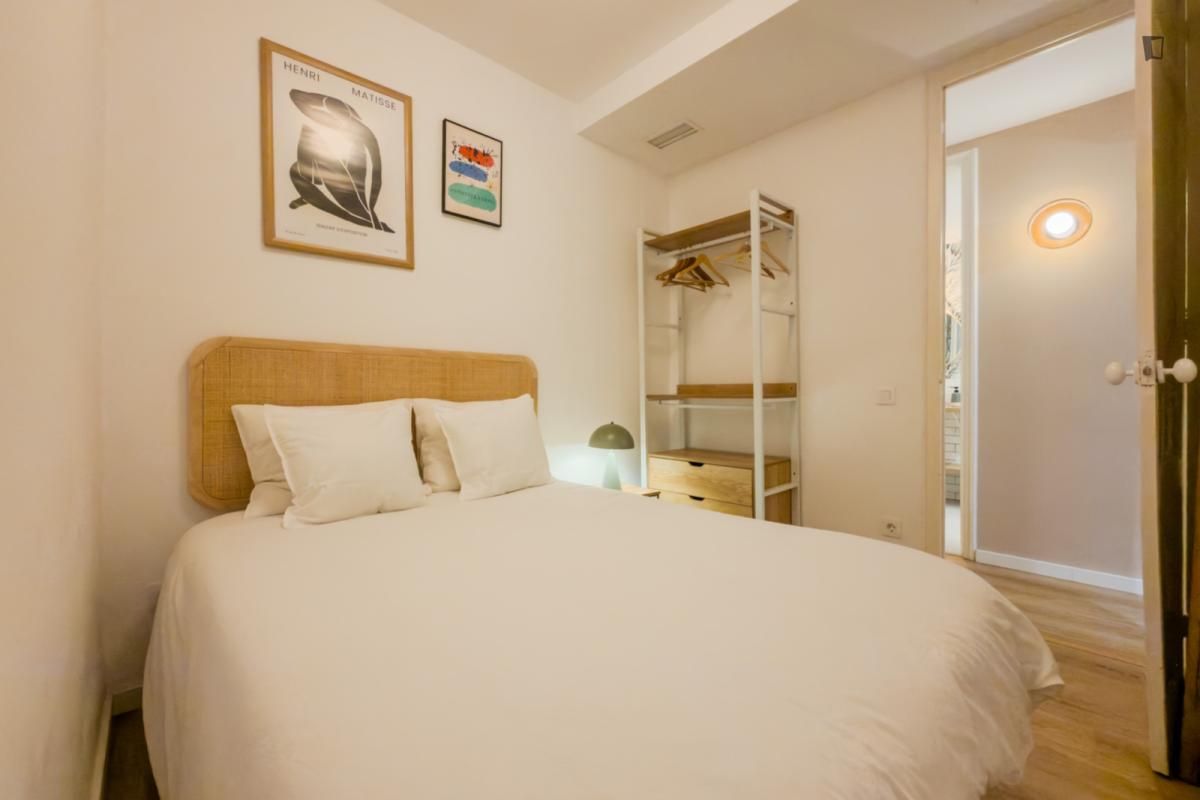 Dormitori de Apartament per a compartir en  Barcelona Capital amb Aire condicionat, Calefacció i Moblat