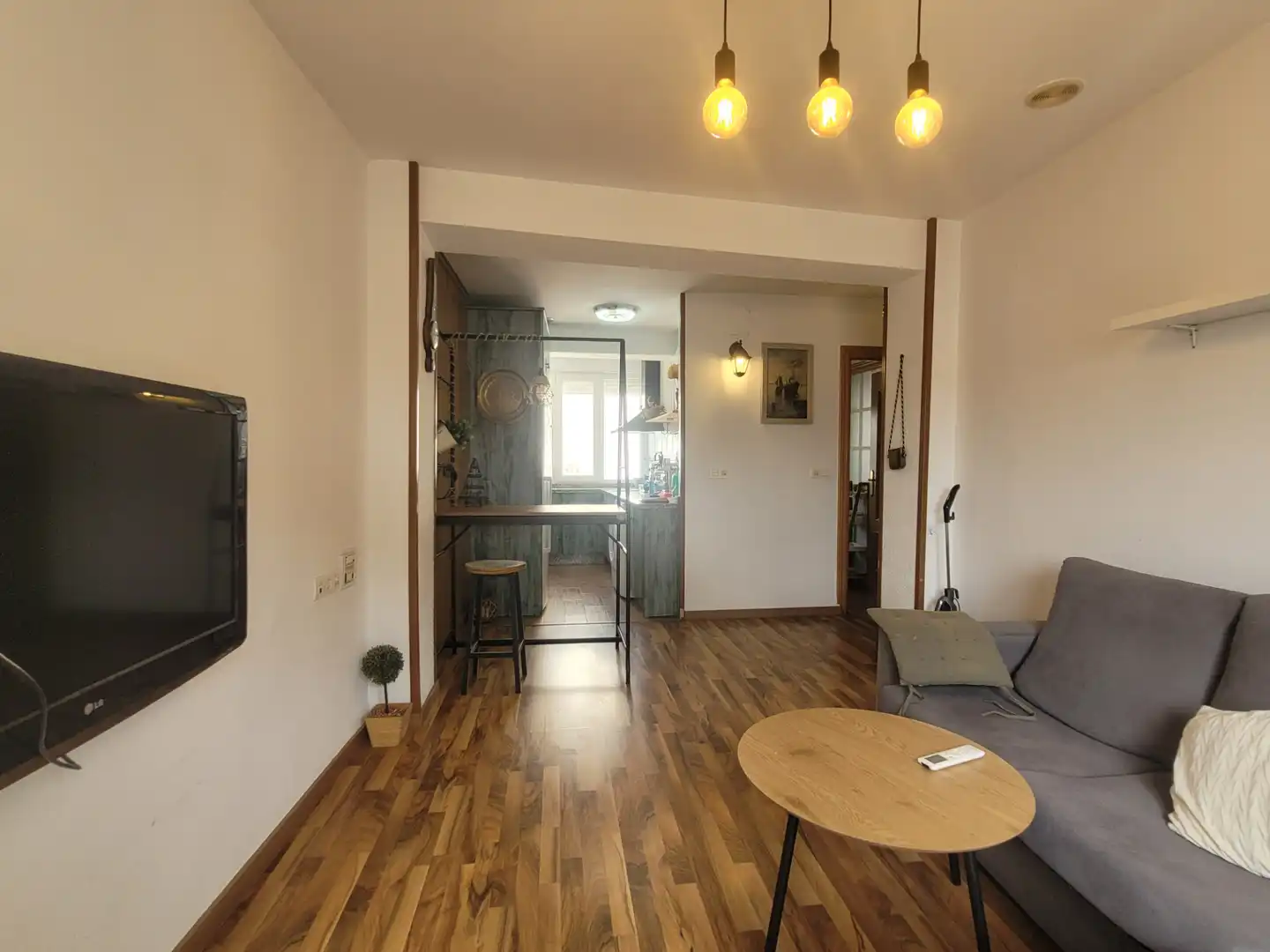 Sala de estar de Piso en venta en Maracena con Lavadora, Microondas y Balcón
