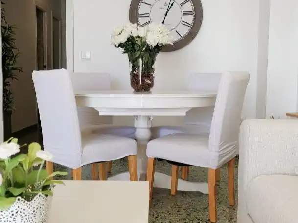 Menjador de Apartament en venda en Cullera amb Aire condicionat, Terrassa i Piscina
