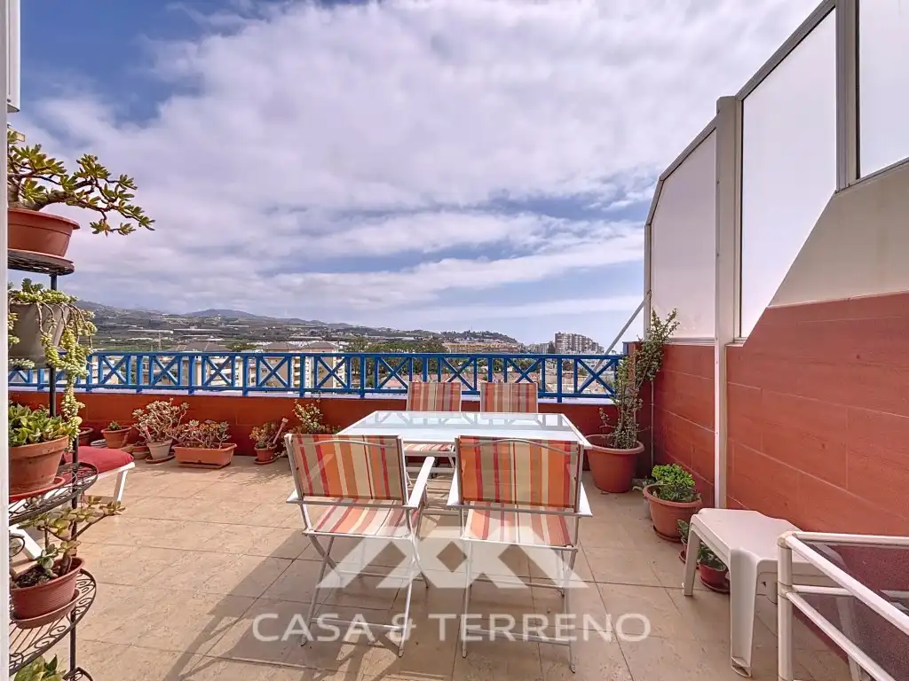 Terrasse von Dachboden zum Verkauf in Algarrobo mit Klimaanlage, Terrasse und Balkon