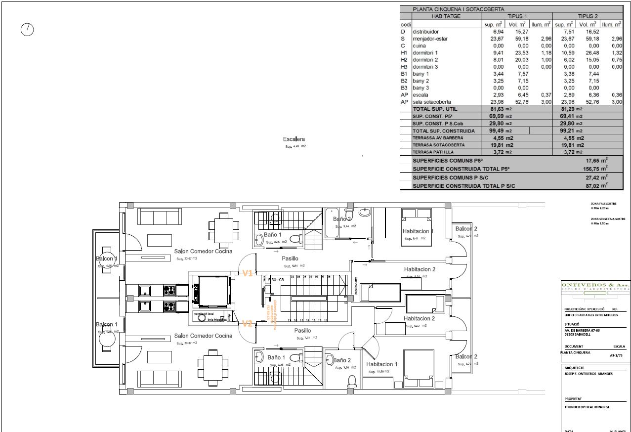 Attic for sale in Sabadell  with Air Conditioner, Heating and Parquet flooring