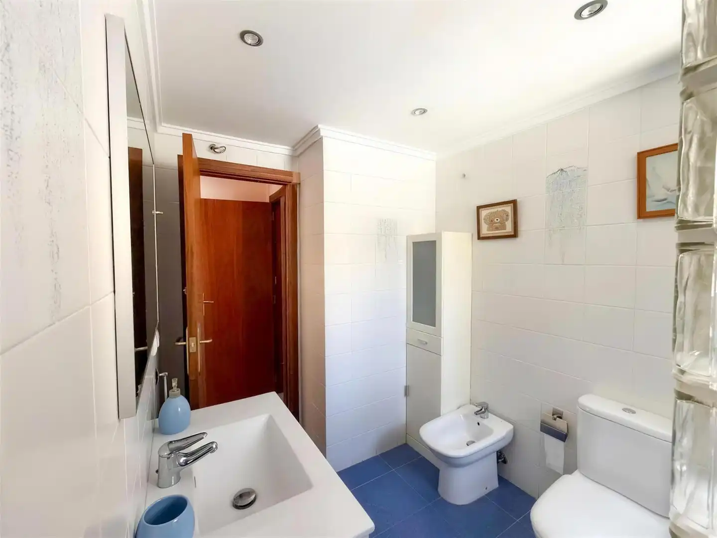 Baño de Piso de alquiler en Alicante / Alacant con Terraza, Amueblado y Balcón