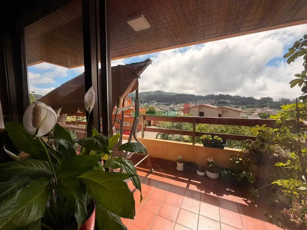 Terraza de Casa o chalet en venta en Vigo  con Calefacción, Jardín privado y Terraza