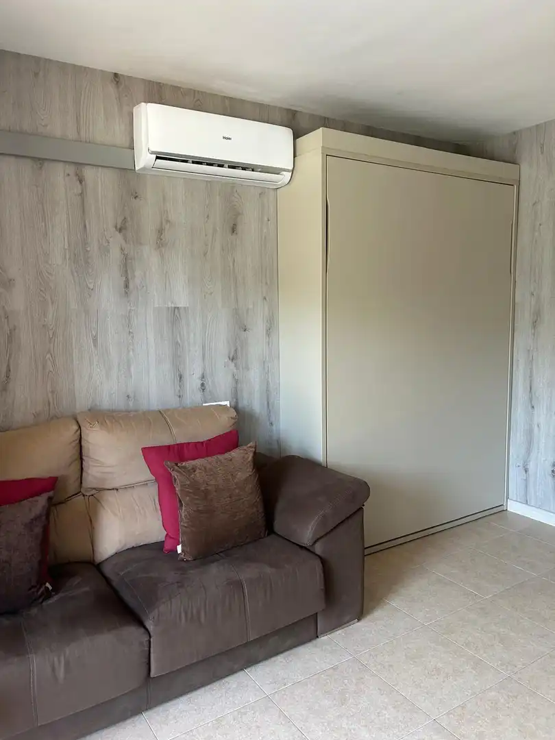 Sala d'estar de Apartament en venda en Pals amb Aire condicionat, Moblat i Piscina comunitària