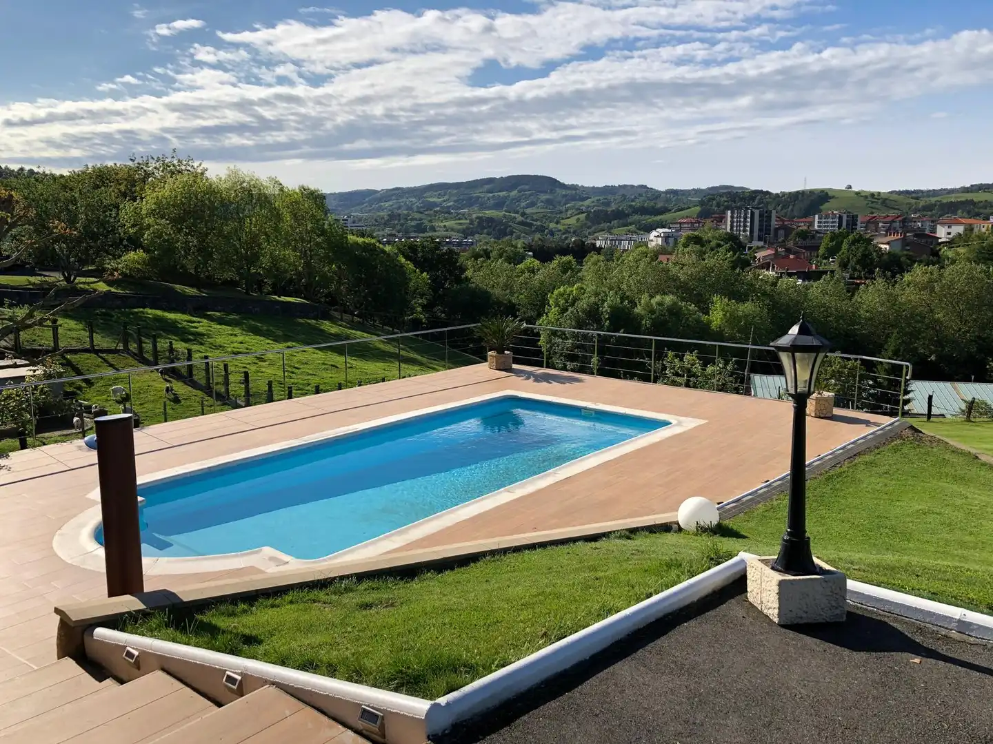 Swimming pool of Houses for sale in Lasarte-Oria  with Heating, Private garden and Terrace